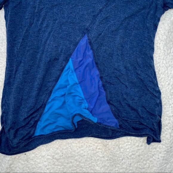Joy Lab Blue Abstract Athleisure T-Shirt | Sz S - Picture 3 of 5